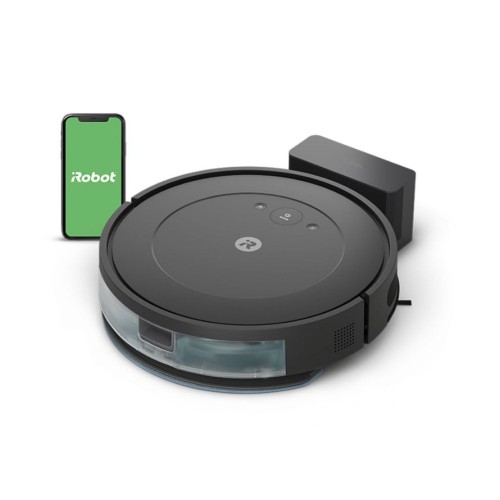 iRobot Roomba Combo Essential Robot vacuum cleaner, system czyszczenia 4-stopniowego, czas pracy 120 minut - Czarny